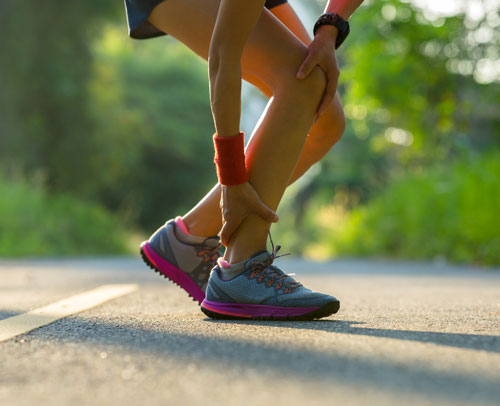 Female ankle injury