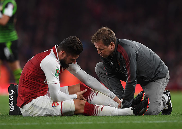 Lewin Giroud Ankle Injury